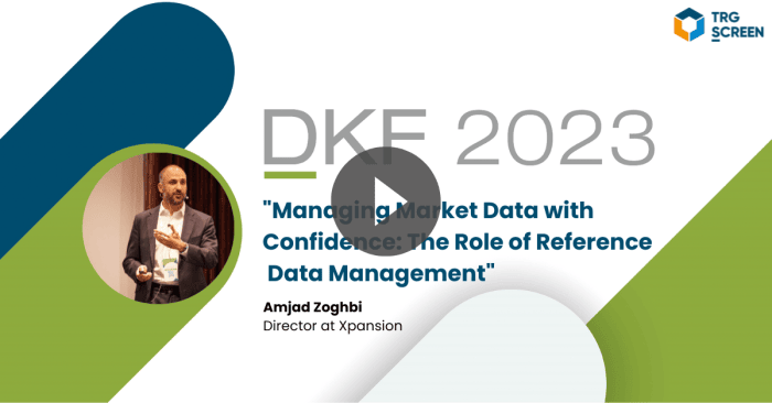 Recording | Amjad Zoghbi's DKF 2023 Presentation | TRG Screen